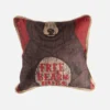 Bear Hug - Linen Look Square Cushion Cover - FINAL SALE