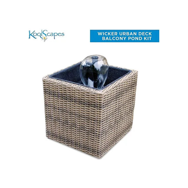 Wicker Urban Deck Fountain Kit 2 Wicker Urban Deck Fountain Kit - Image 2