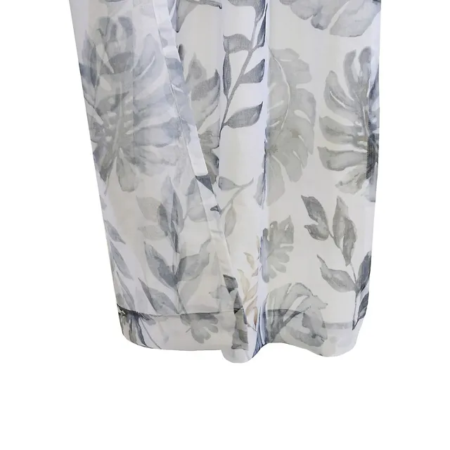 Ankara Sheer Textured Grommet Curtain Panel 2 Ankara Sheer Textured Grommet Curtain Panel - Image 2