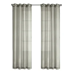 Bethel Sheer Grommet Curtain Panel - 84-Inch