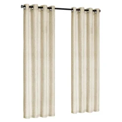 Favian Blackout Textured Grommet Curtain Panel