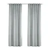 Doran Light-Filtering Jacquard Dual-Header Curtain Panel