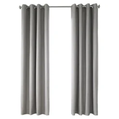 Randy Room-Darkening Textured Grommet Curtain Panel