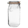 ​​Super Rounded Glass Airtight Canning Storage Jar