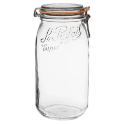 ​​Super Rounded Glass Airtight Canning Storage Jar