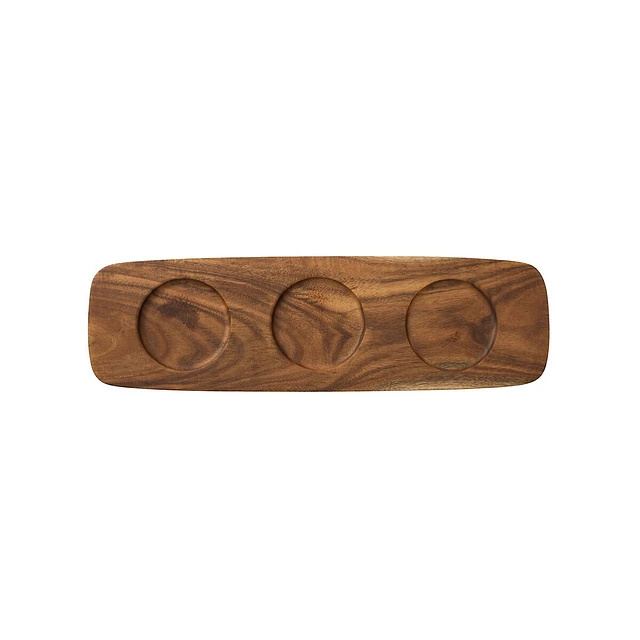 Villeroy & Boch Artesano Wood Tray For Dip Bowl 1 Villeroy & Boch Artesano Wood Tray For Dip Bowl