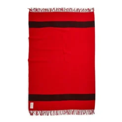 Caribou Scarlet Throw