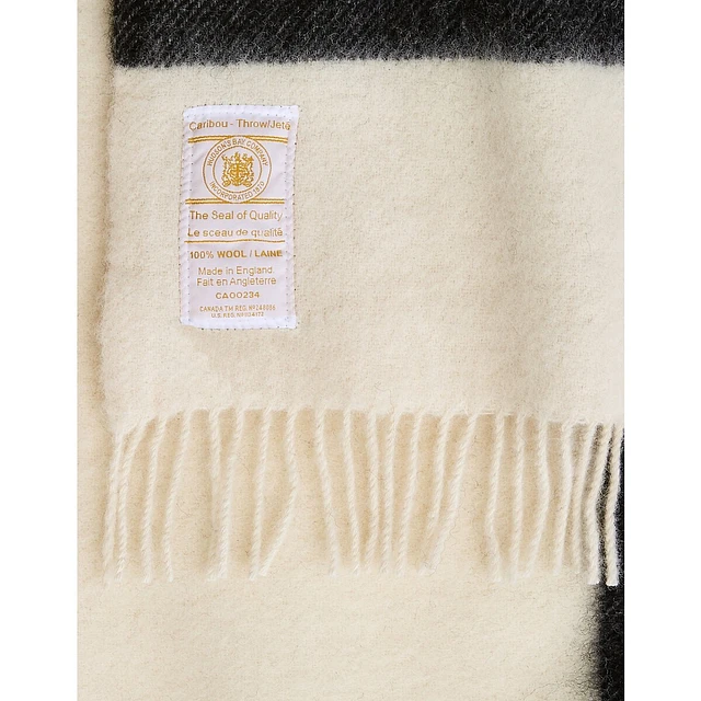 Caribou Oxford White Throw 3 Caribou Oxford White Throw - Image 3
