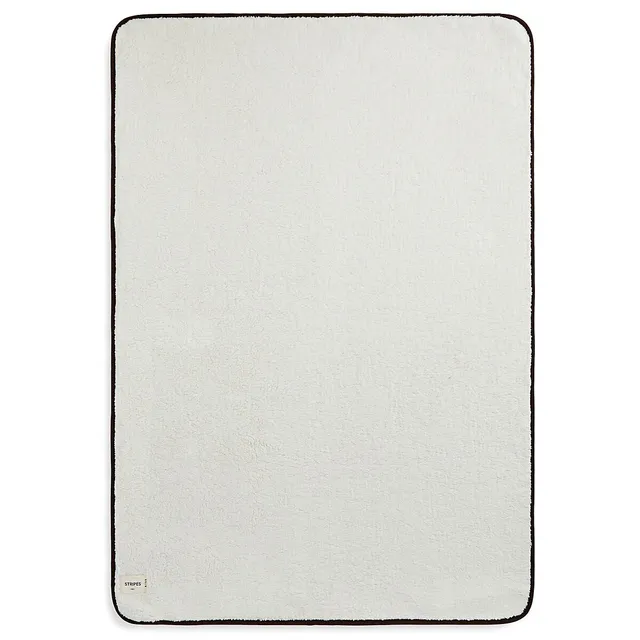 Banff Polar Fleece Faux Shearling-Lined Throw 2 Banff Polar Fleece Faux Shearling-Lined Throw - Image 2