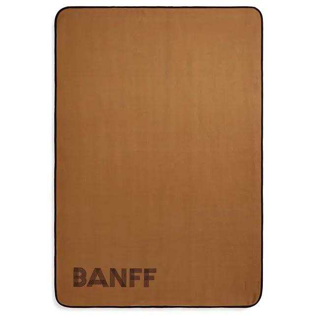 Banff Polar Fleece Faux Shearling-Lined Throw 1 Banff Polar Fleece Faux Shearling-Lined Throw