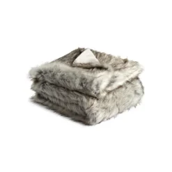 Delaware Faux Fur Throw