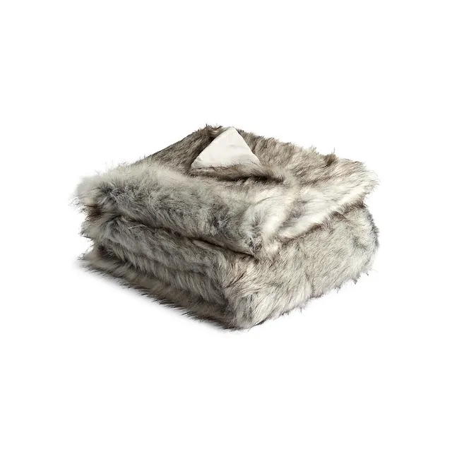 Delaware Faux Fur Throw 1 Delaware Faux Fur Throw