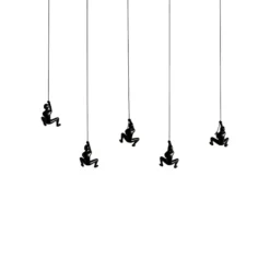 Climbing Man -Piece Wall Art Set