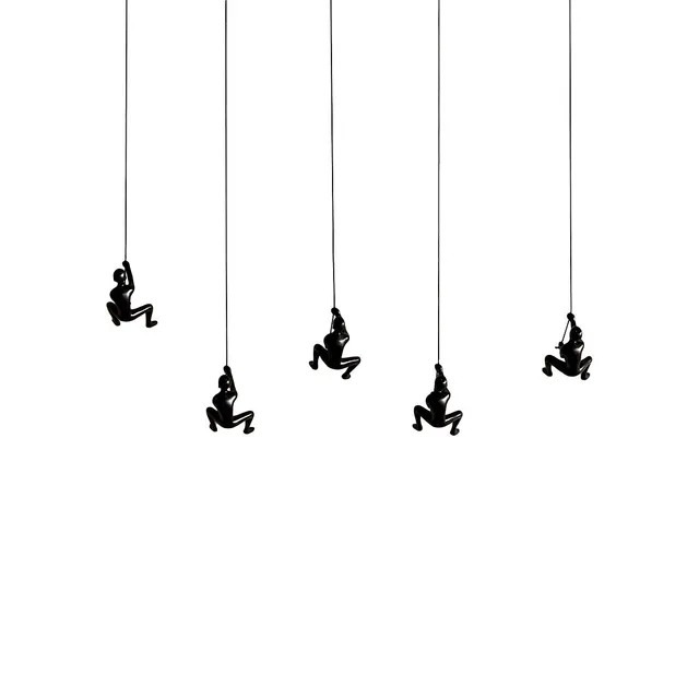 Climbing Man -Piece Wall Art Set 1 Climbing Man -Piece Wall Art Set