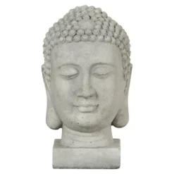 Patio Buddha Head Figure