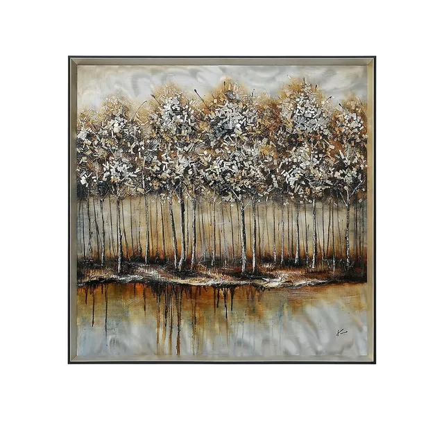 Metallic Forest Wall Art 1 Metallic Forest Wall Art