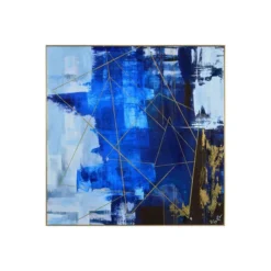 Blue Dream Symmetry Canvas Wall Art