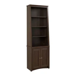 Prepac Tall Slant-Back Bookcase