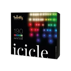 Twinkly RGB+W Special Edition Icicles App-Controlled 190 Multicolour LED Light String