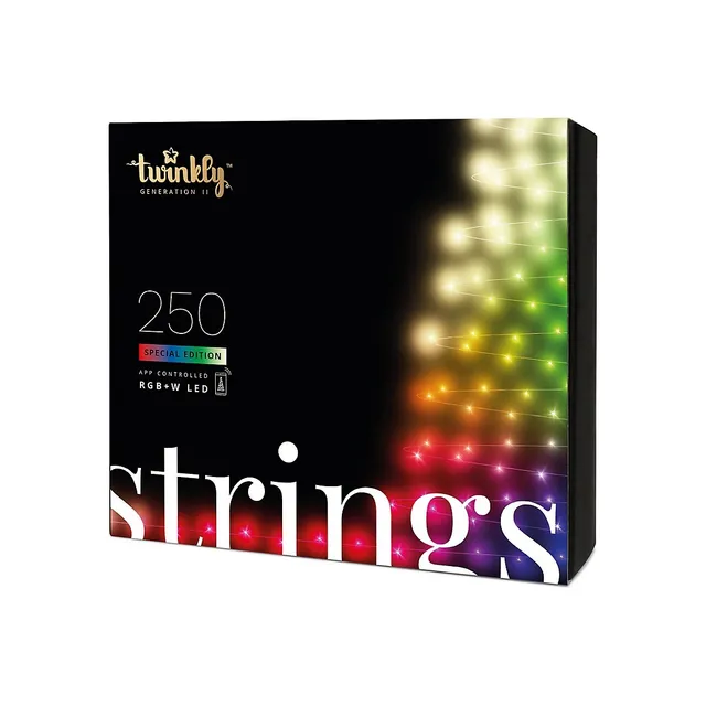 Twinkly RGB+W Special Edition Strings Holiday App-Controlled 250 LED Light String 1 Twinkly RGB+W Special Edition Strings Holiday App-Controlled 250 LED Light String