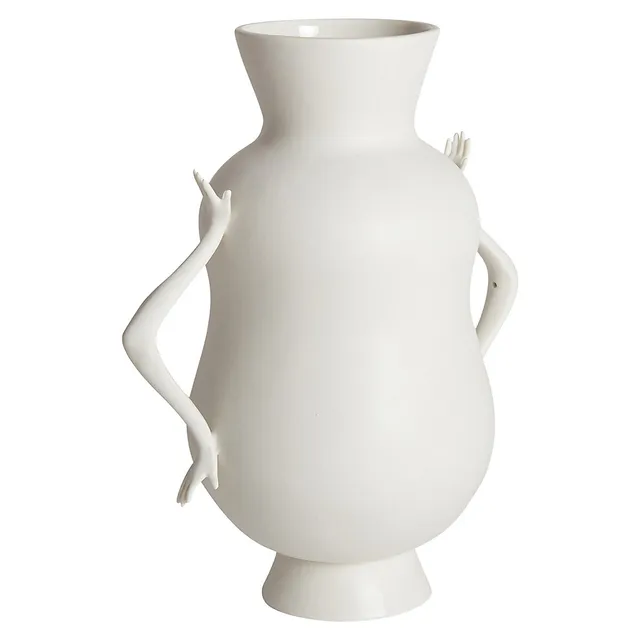Jonathan Adler Eve Double Bulb Porcelain Vase 2 Jonathan Adler Eve Double Bulb Porcelain Vase - Image 2