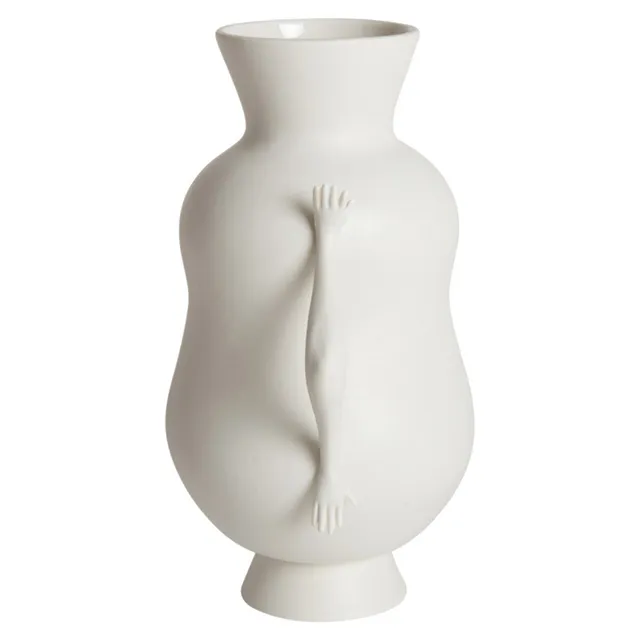 Jonathan Adler Eve Double Bulb Porcelain Vase 3 Jonathan Adler Eve Double Bulb Porcelain Vase - Image 3