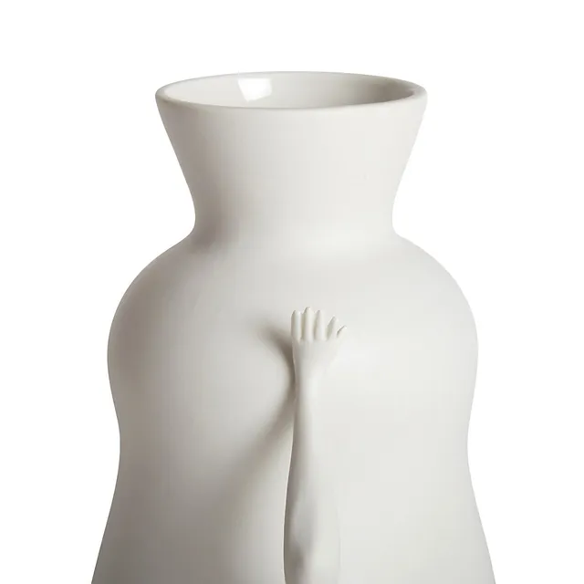 Jonathan Adler Eve Double Bulb Porcelain Vase 4 Jonathan Adler Eve Double Bulb Porcelain Vase - Image 4
