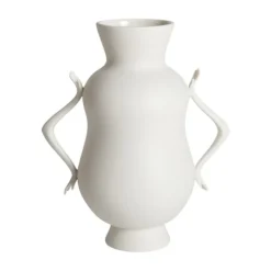 Jonathan Adler Eve Double Bulb Porcelain Vase