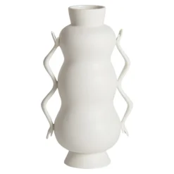 Jonathan Adler Eve Triple Bulb Porcelain Vase