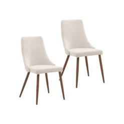 Piece Mid-Century Upholstered Side Chair Set
