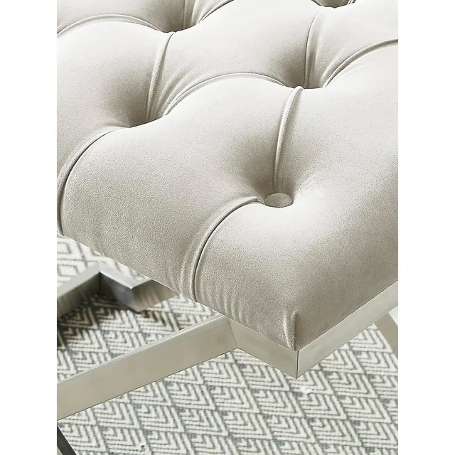 Tufted Velvet Bench 3 Tufted Velvet Bench - Image 3