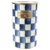 Royal Check Enamel Utensil Holder