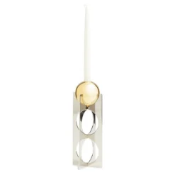 Jonathan Adler Berlin Stainless Steel Candleholder