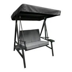 Deluxe Cushioned Two-Seater Patio Swing