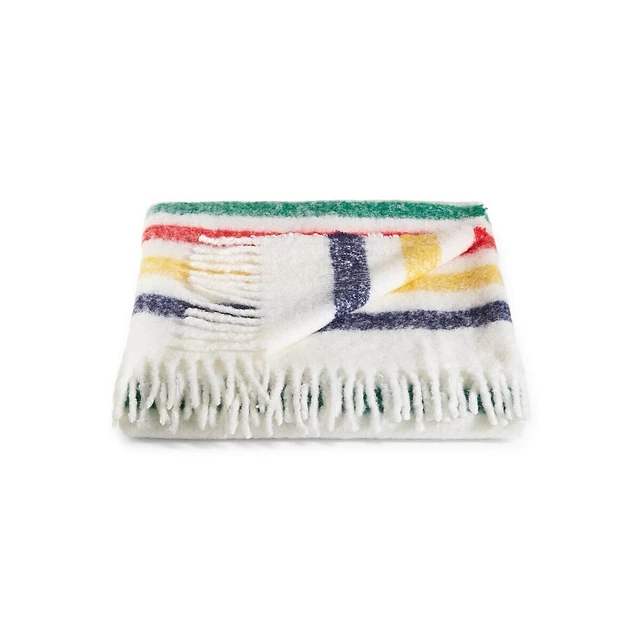 Multistripe All Season Wool-Blend Throw 2 Multistripe All Season Wool-Blend Throw - Image 2