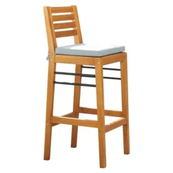 Gloucester Contemporary Patio Wood Bar Chair