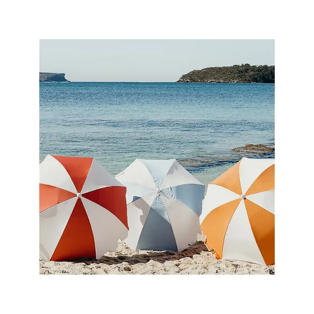 Scalloped-Trim Colourblocked Weekend Umbrella 5 Scalloped-Trim Colourblocked Weekend Umbrella - Image 5