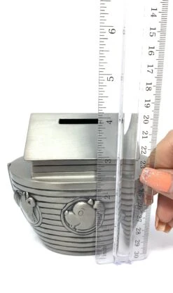 Noah’s Ark Pewtertone Money Bank -Villeyy Decor Shop image 067a2345 dd89 4bc9 a42a d987b070b445
